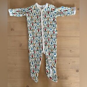 Roller Rabbit Sugar Plum Party Footie